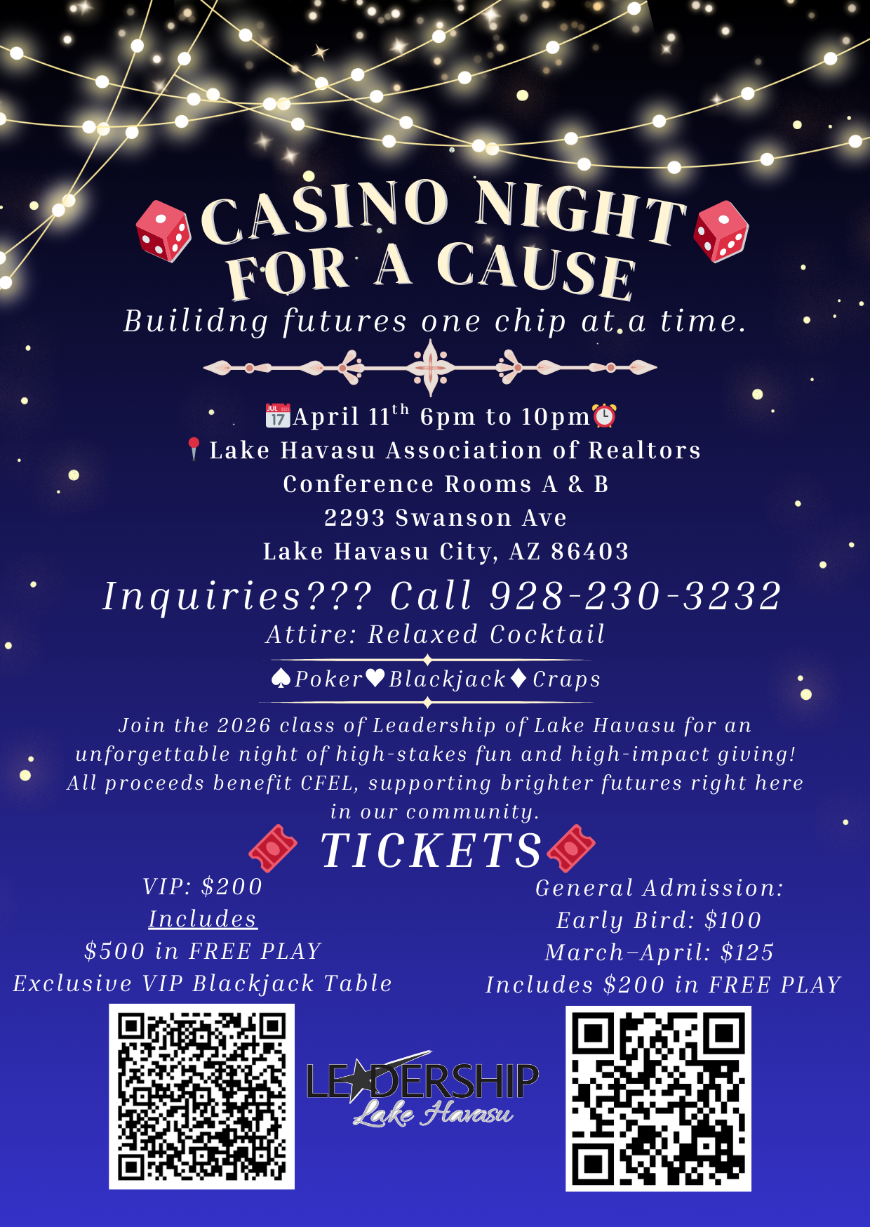 Casino Night for a Cause